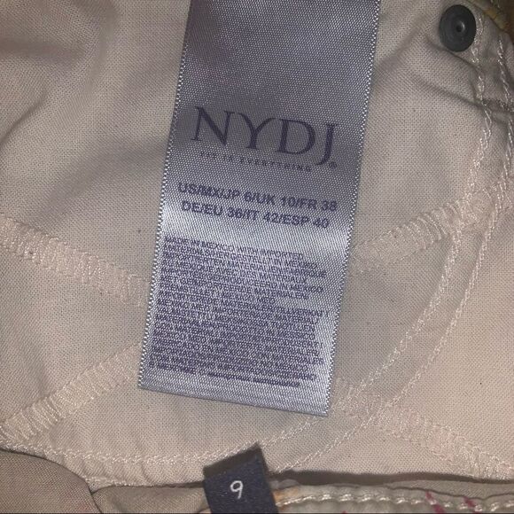 NYDJ Sheri Slim Ankle Jeans Beach Garden Clementine - Picture 7 of 7